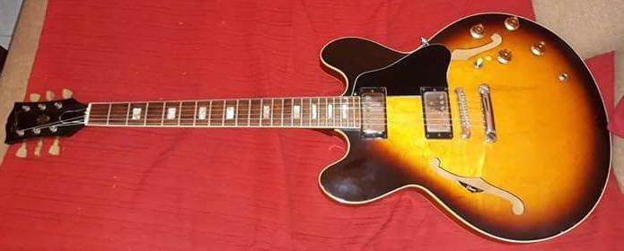 Gibson ES-335 de 1972, sunburst