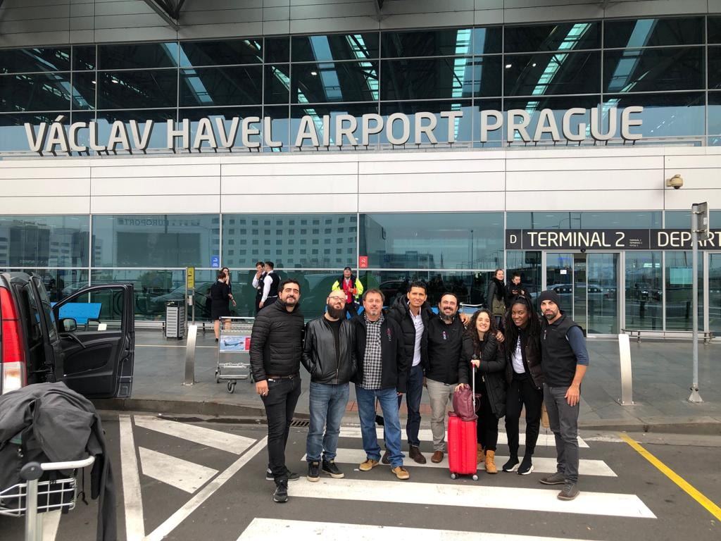 Praga, con Patax