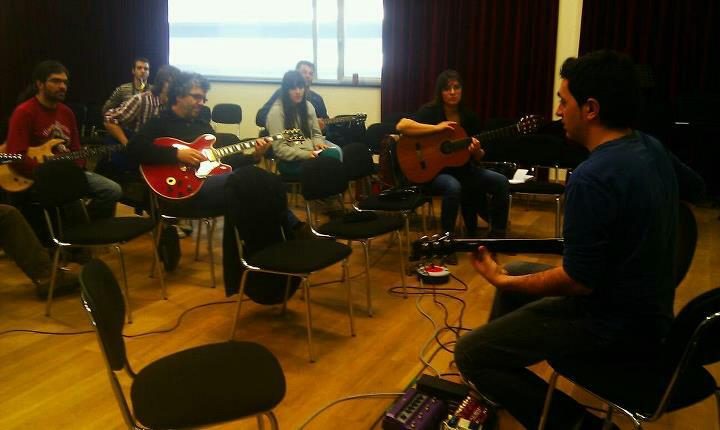 Seminario de jazz en el Conservatorio de Burgos, octubre de 2012
