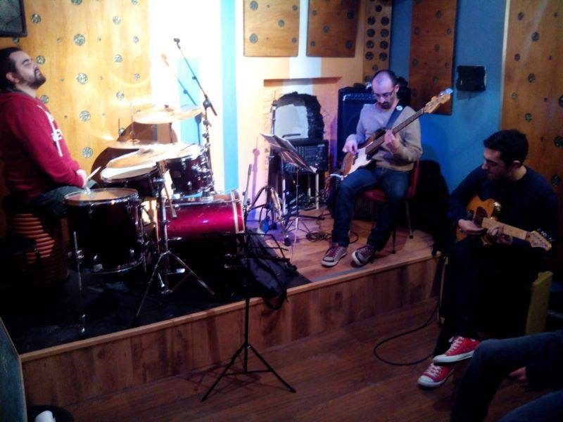 Taller de improvisación en El Local (Tres Peces), Madrid, enero de 2014