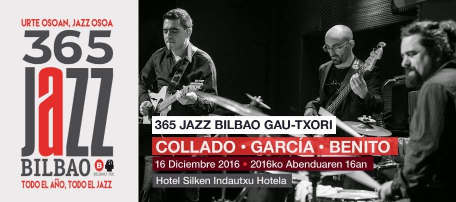 El trío tocando en Bilbao