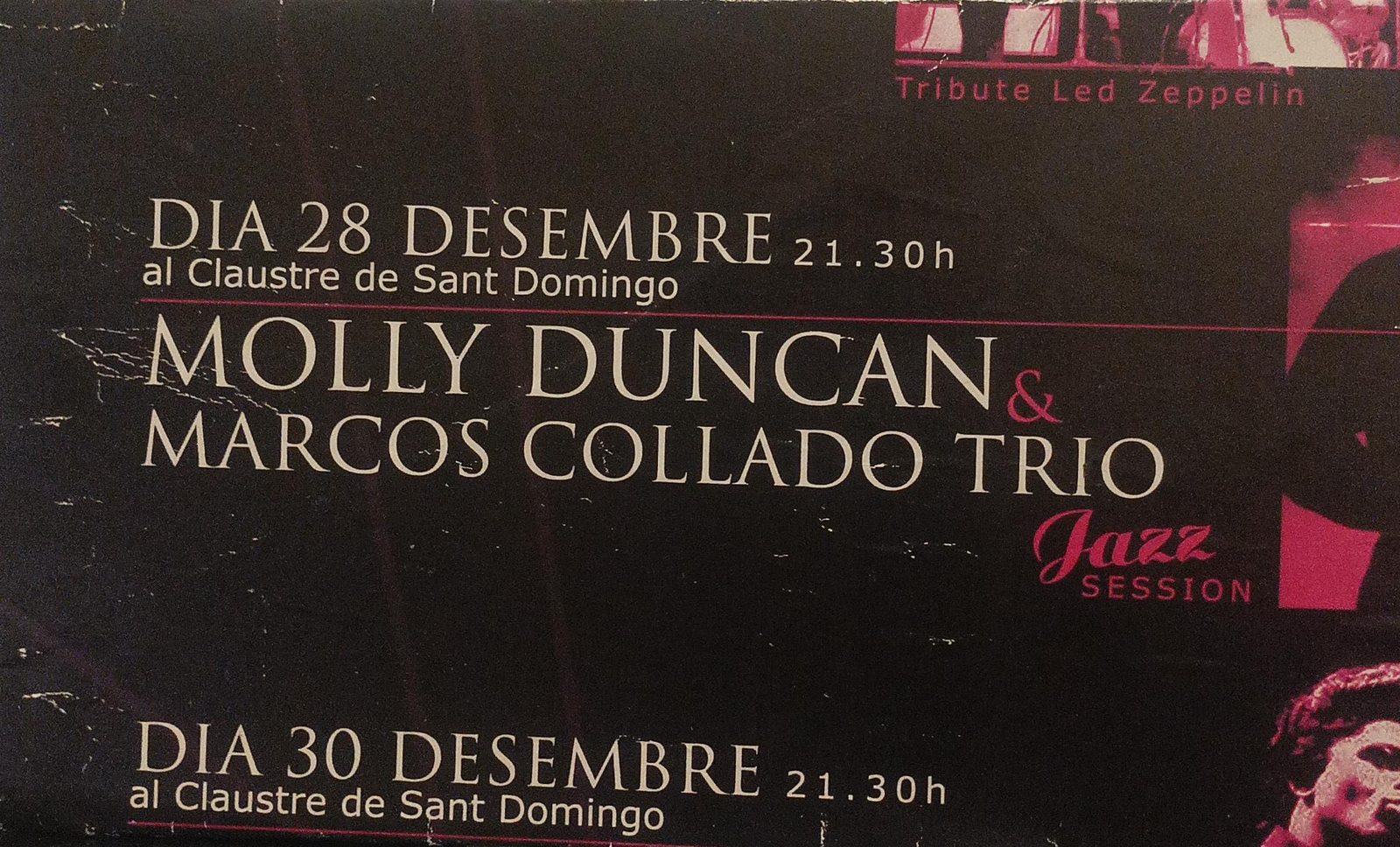 Molly Duncan & Marcos Collado Trio · Jazz Session · Claustre de Sant Domingo